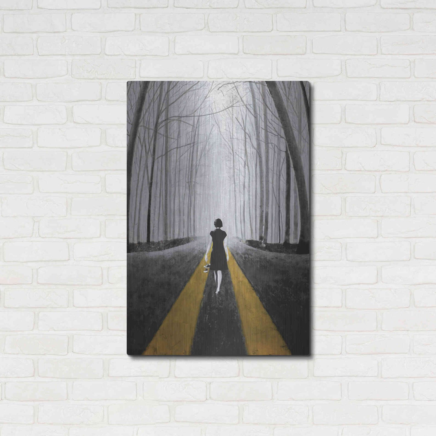 Luxe Metal Art 'Into The Blue' by DB Waterman, Metal Wall Art,24x36