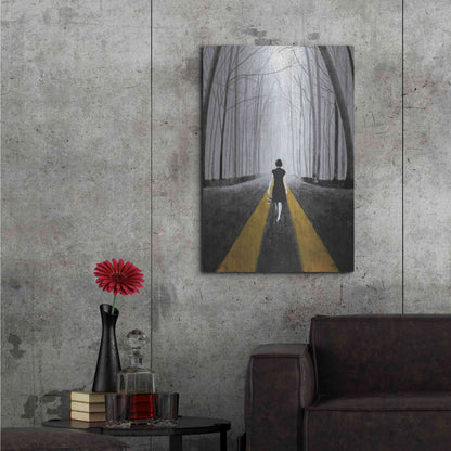 Luxe Metal Art 'Into The Blue' by DB Waterman, Metal Wall Art,24x36