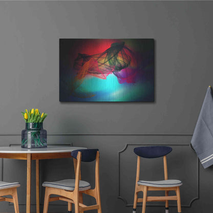 Luxe Metal Art 'Color In The Lines 25' by Irena Orlov, Metal Wall Art,36x24