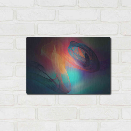 Luxe Metal Art 'Color In The Lines 26' by Irena Orlov, Metal Wall Art,16x12