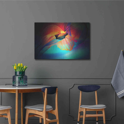 Luxe Metal Art 'Color In The Lines 28' by Irena Orlov, Metal Wall Art,36x24