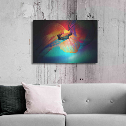 Luxe Metal Art 'Color In The Lines 28' by Irena Orlov, Metal Wall Art,36x24