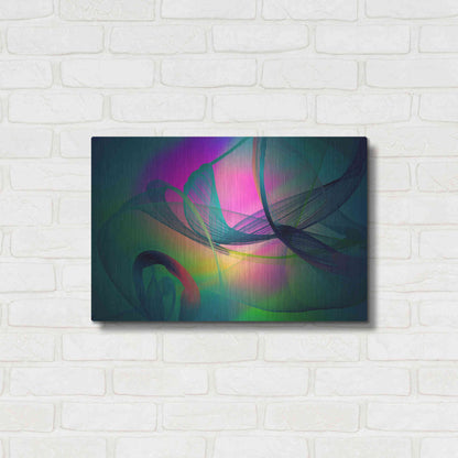 Luxe Metal Art 'Color In The Lines 29' by Irena Orlov, Metal Wall Art,24x16