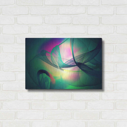 Luxe Metal Art 'Color In The Lines 30' by Irena Orlov, Metal Wall Art,24x16