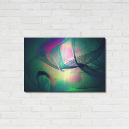 Luxe Metal Art 'Color In The Lines 30' by Irena Orlov, Metal Wall Art,36x24