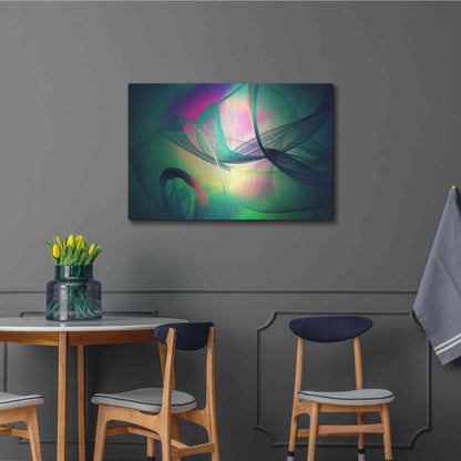 Luxe Metal Art 'Color In The Lines 30' by Irena Orlov, Metal Wall Art,36x24