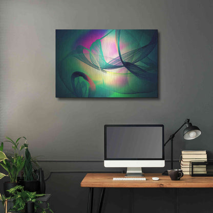 Luxe Metal Art 'Color In The Lines 30' by Irena Orlov, Metal Wall Art,36x24