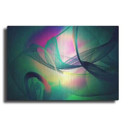 Luxe Metal Art 'Color In The Lines 30' by Irena Orlov, Metal Wall Art