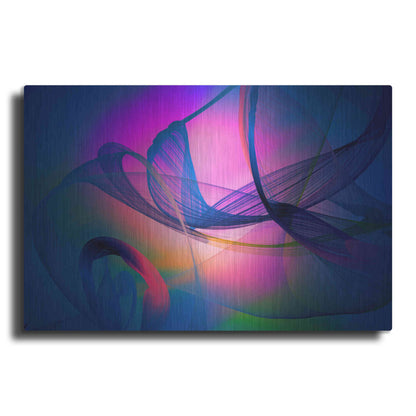 Luxe Metal Art 'Color In The Lines 31' by Irena Orlov, Metal Wall Art