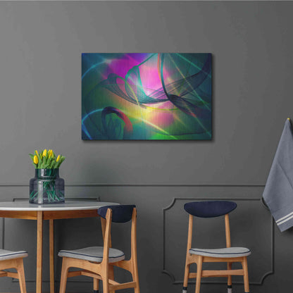 Luxe Metal Art 'Color In The Lines 32' by Irena Orlov, Metal Wall Art,36x24