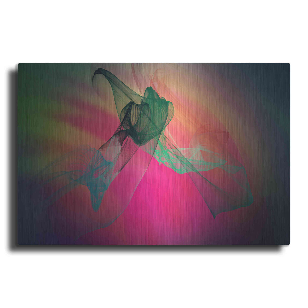 Luxe Metal Art 'Color In The Lines 33' by Irena Orlov, Metal Wall Art