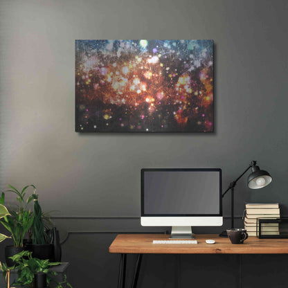 Luxe Metal Art 'Glow Lines 3' by Irena Orlov, Metal Wall Art,36x24