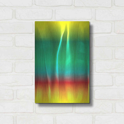 Luxe Metal Art 'Mysterious Light 1' by Irena Orlov, Metal Wall Art,12x16
