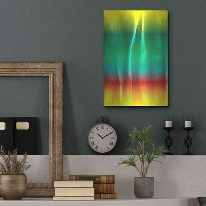 Luxe Metal Art 'Mysterious Light 1' by Irena Orlov, Metal Wall Art,12x16