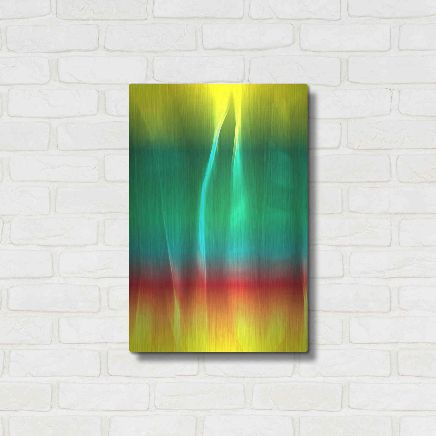Luxe Metal Art 'Mysterious Light 1' by Irena Orlov, Metal Wall Art,16x24
