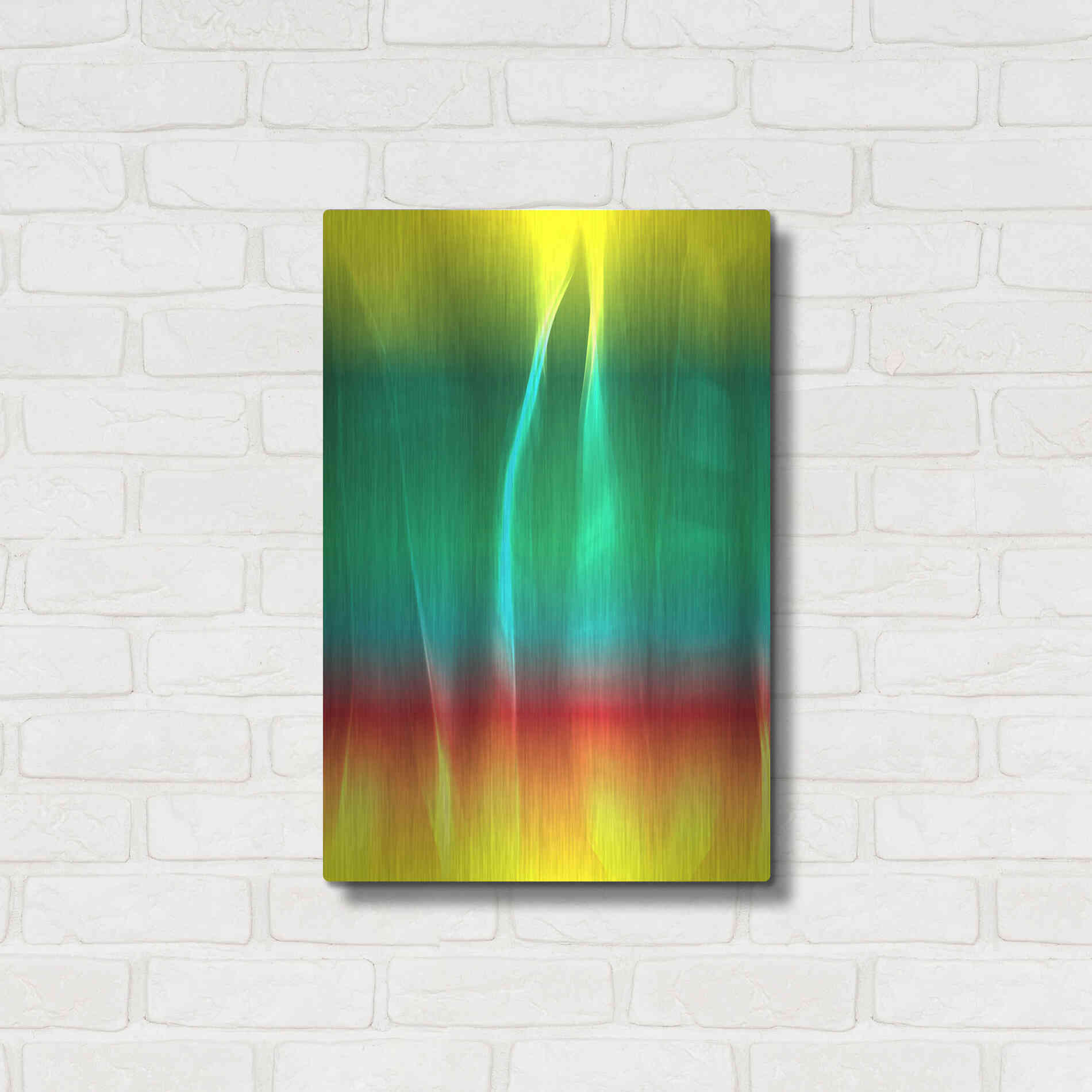 Luxe Metal Art 'Mysterious Light 1' by Irena Orlov, Metal Wall Art,16x24