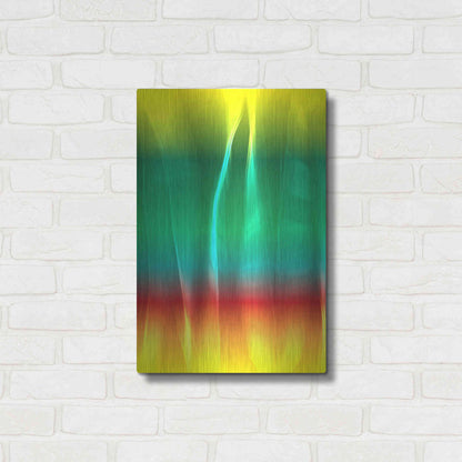 Luxe Metal Art 'Mysterious Light 1' by Irena Orlov, Metal Wall Art,16x24