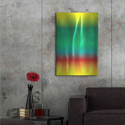 Luxe Metal Art 'Mysterious Light 1' by Irena Orlov, Metal Wall Art,24x36