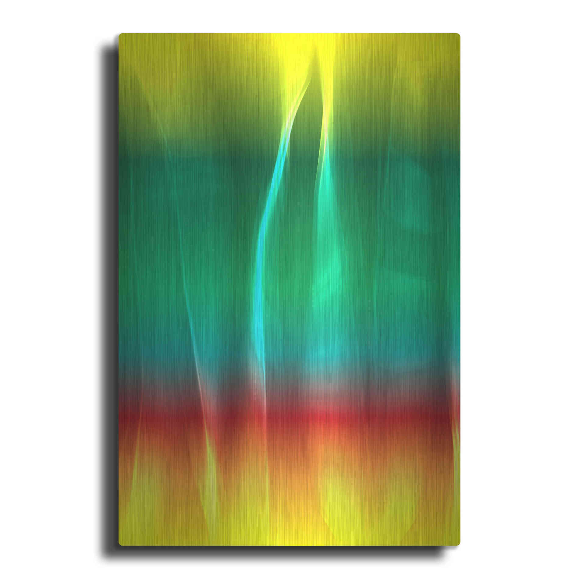 Luxe Metal Art 'Mysterious Light 1' by Irena Orlov, Metal Wall Art