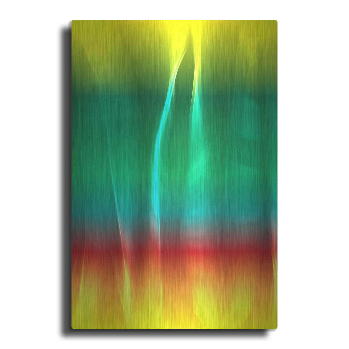 Luxe Metal Art 'Mysterious Light 1' by Irena Orlov, Metal Wall Art
