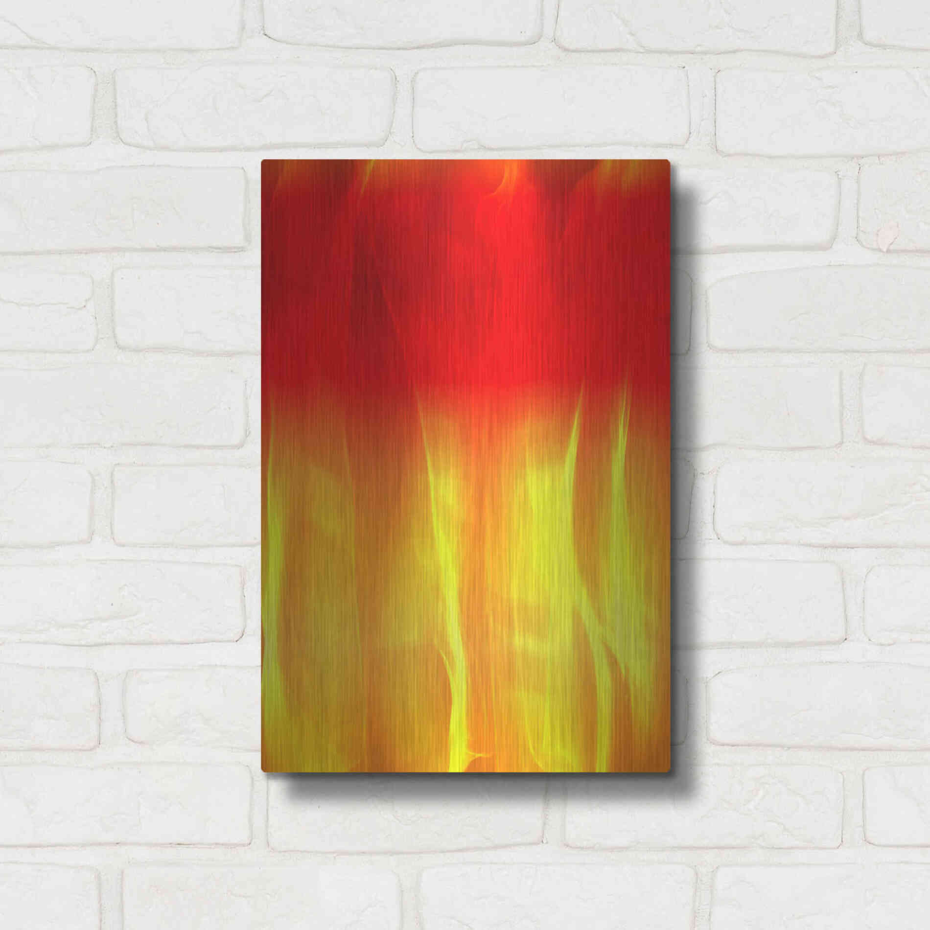Luxe Metal Art 'Mysterious Light 2' by Irena Orlov, Metal Wall Art,12x16