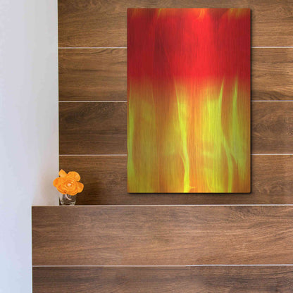 Luxe Metal Art 'Mysterious Light 2' by Irena Orlov, Metal Wall Art,12x16
