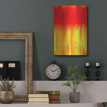 Luxe Metal Art 'Mysterious Light 2' by Irena Orlov, Metal Wall Art,12x16