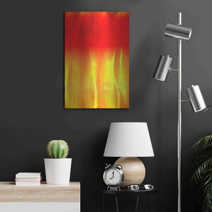 Luxe Metal Art 'Mysterious Light 2' by Irena Orlov, Metal Wall Art,16x24
