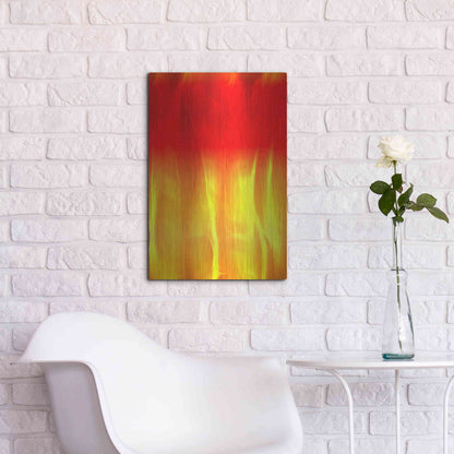 Luxe Metal Art 'Mysterious Light 2' by Irena Orlov, Metal Wall Art,16x24