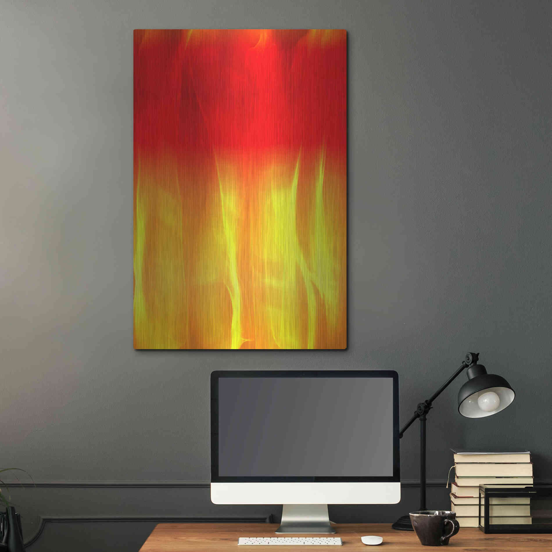 Luxe Metal Art 'Mysterious Light 2' by Irena Orlov, Metal Wall Art,24x36