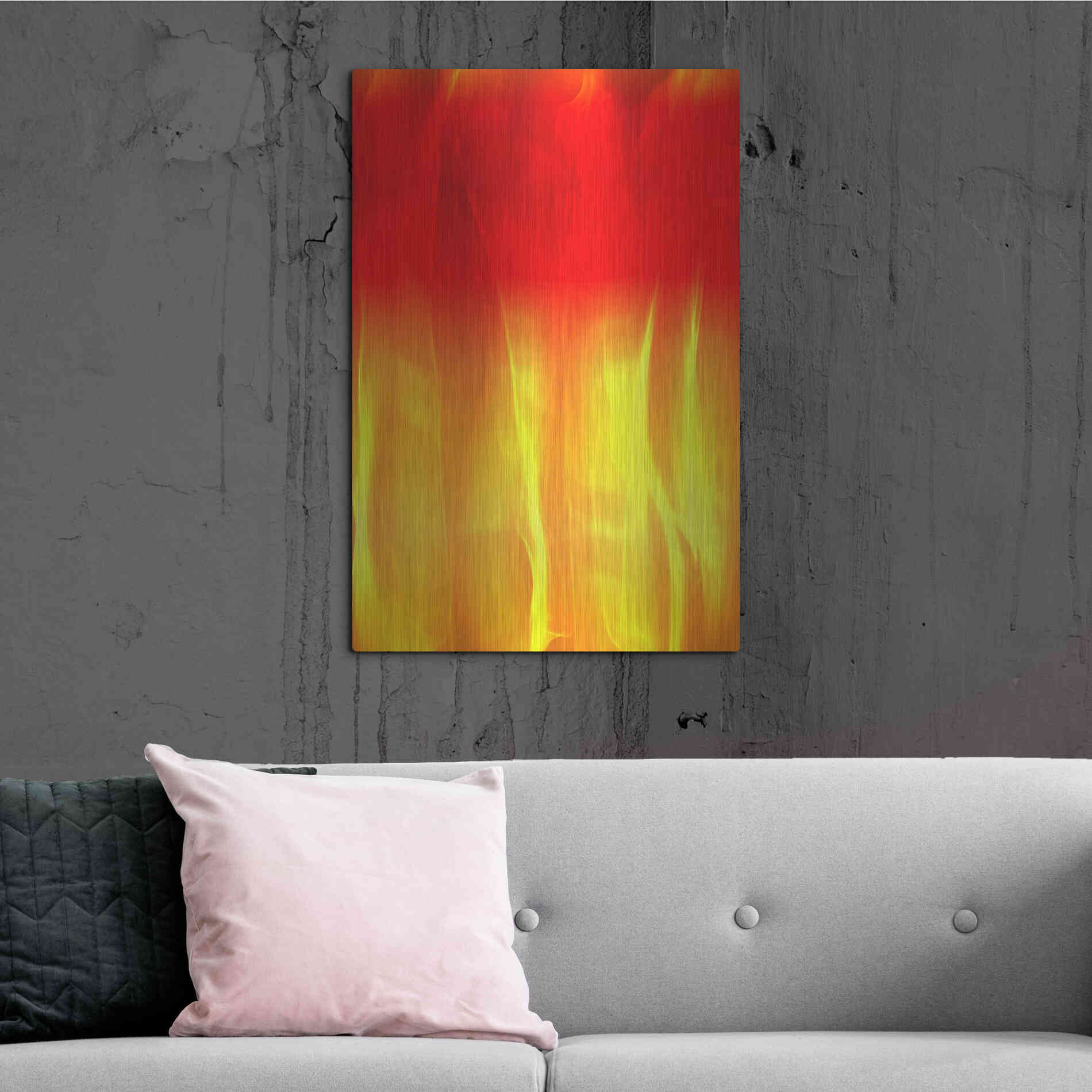 Luxe Metal Art 'Mysterious Light 2' by Irena Orlov, Metal Wall Art,24x36