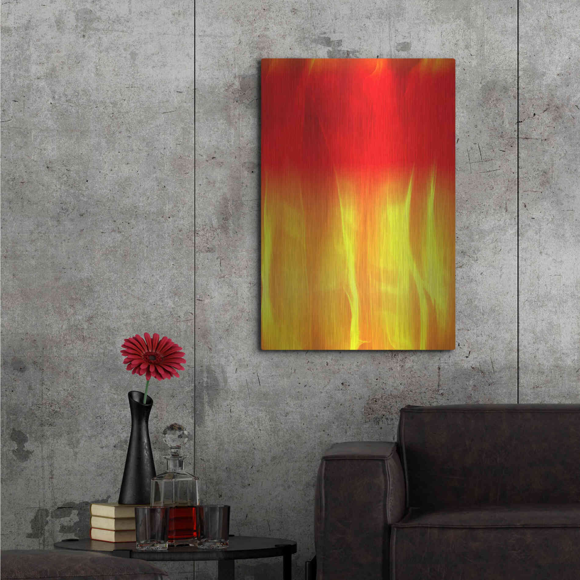 Luxe Metal Art 'Mysterious Light 2' by Irena Orlov, Metal Wall Art,24x36