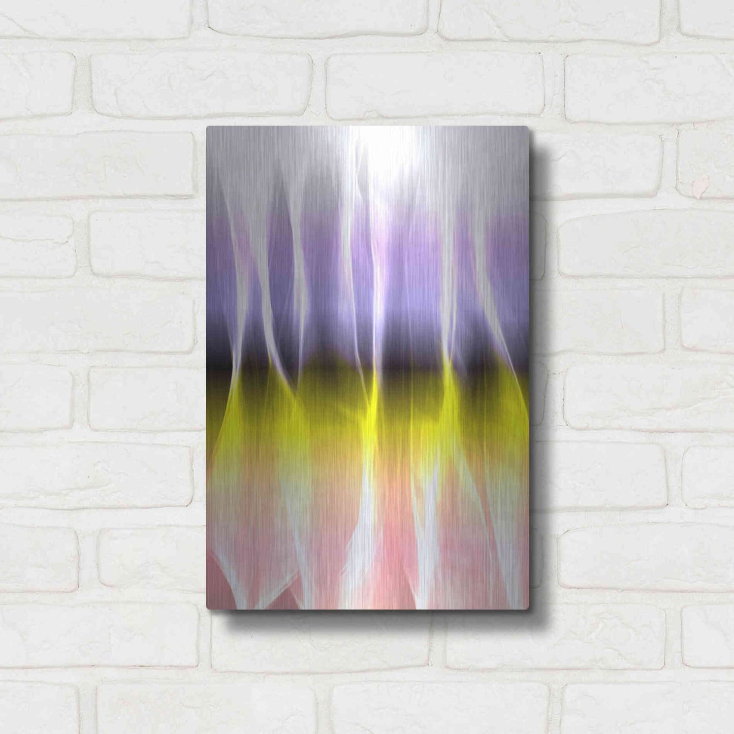 Luxe Metal Art 'Mysterious Light 3' by Irena Orlov, Metal Wall Art,12x16