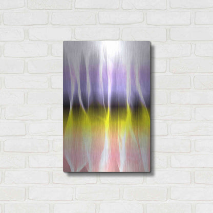 Luxe Metal Art 'Mysterious Light 3' by Irena Orlov, Metal Wall Art,16x24