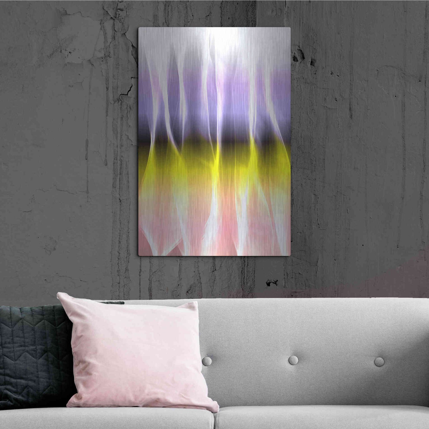 Luxe Metal Art 'Mysterious Light 3' by Irena Orlov, Metal Wall Art,24x36