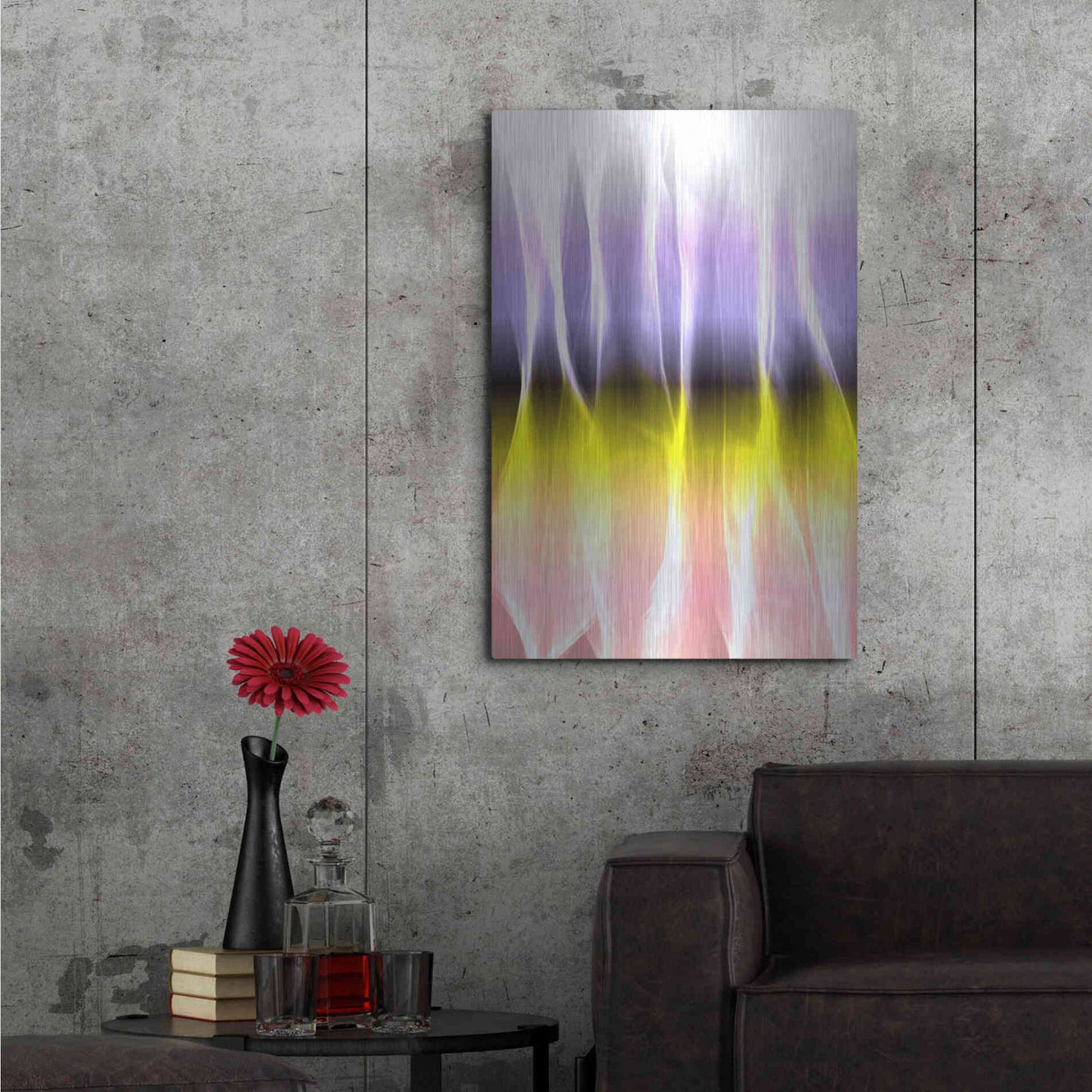 Luxe Metal Art 'Mysterious Light 3' by Irena Orlov, Metal Wall Art,24x36