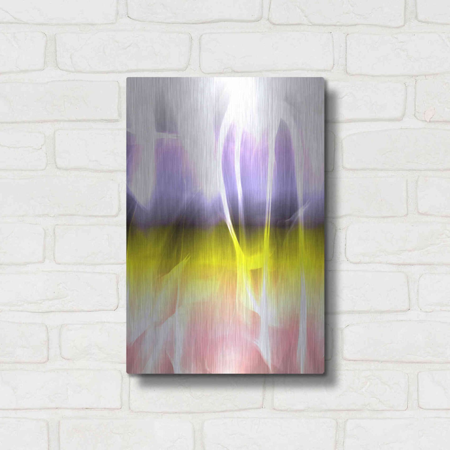 Luxe Metal Art 'Mysterious Light 4' by Irena Orlov, Metal Wall Art,12x16