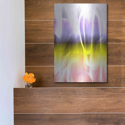 Luxe Metal Art 'Mysterious Light 4' by Irena Orlov, Metal Wall Art,12x16