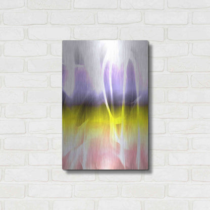 Luxe Metal Art 'Mysterious Light 4' by Irena Orlov, Metal Wall Art,16x24