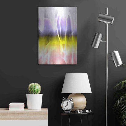 Luxe Metal Art 'Mysterious Light 4' by Irena Orlov, Metal Wall Art,16x24