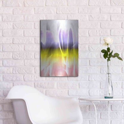 Luxe Metal Art 'Mysterious Light 4' by Irena Orlov, Metal Wall Art,16x24