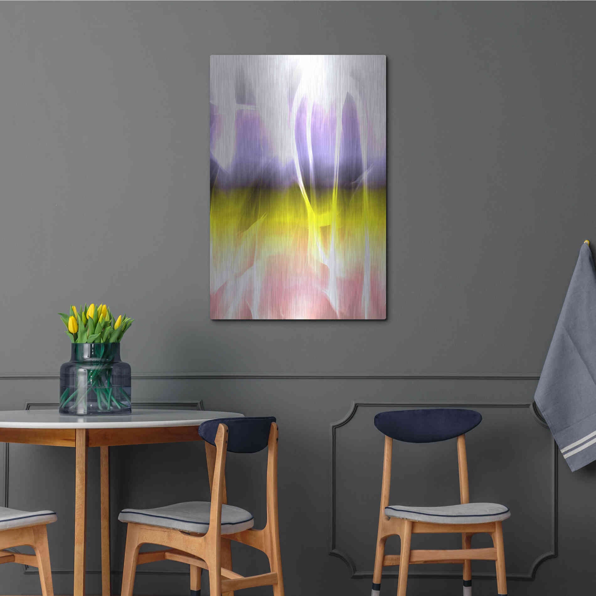 Luxe Metal Art 'Mysterious Light 4' by Irena Orlov, Metal Wall Art,24x36