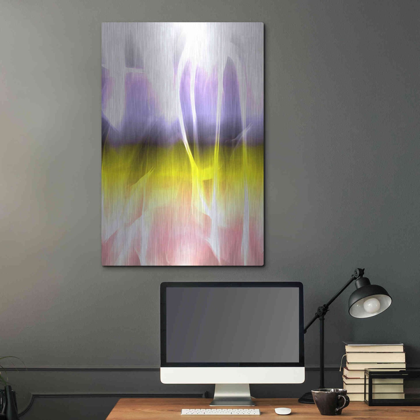 Luxe Metal Art 'Mysterious Light 4' by Irena Orlov, Metal Wall Art,24x36