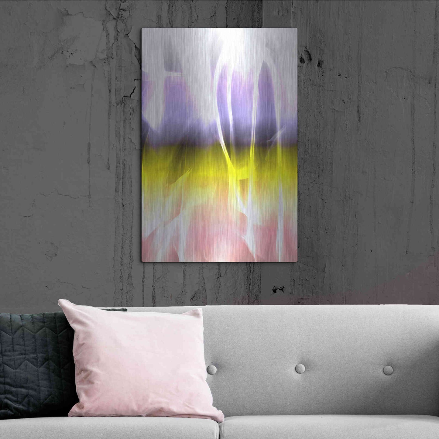 Luxe Metal Art 'Mysterious Light 4' by Irena Orlov, Metal Wall Art,24x36
