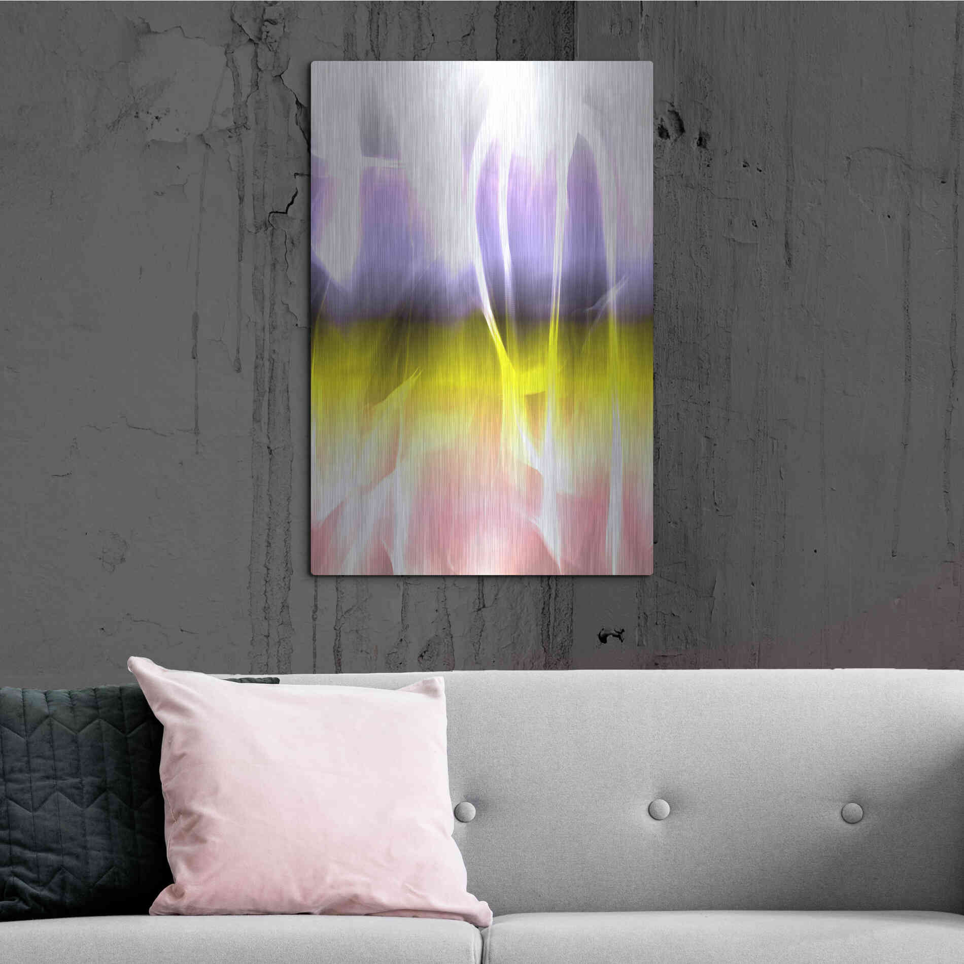 Luxe Metal Art 'Mysterious Light 4' by Irena Orlov, Metal Wall Art,24x36