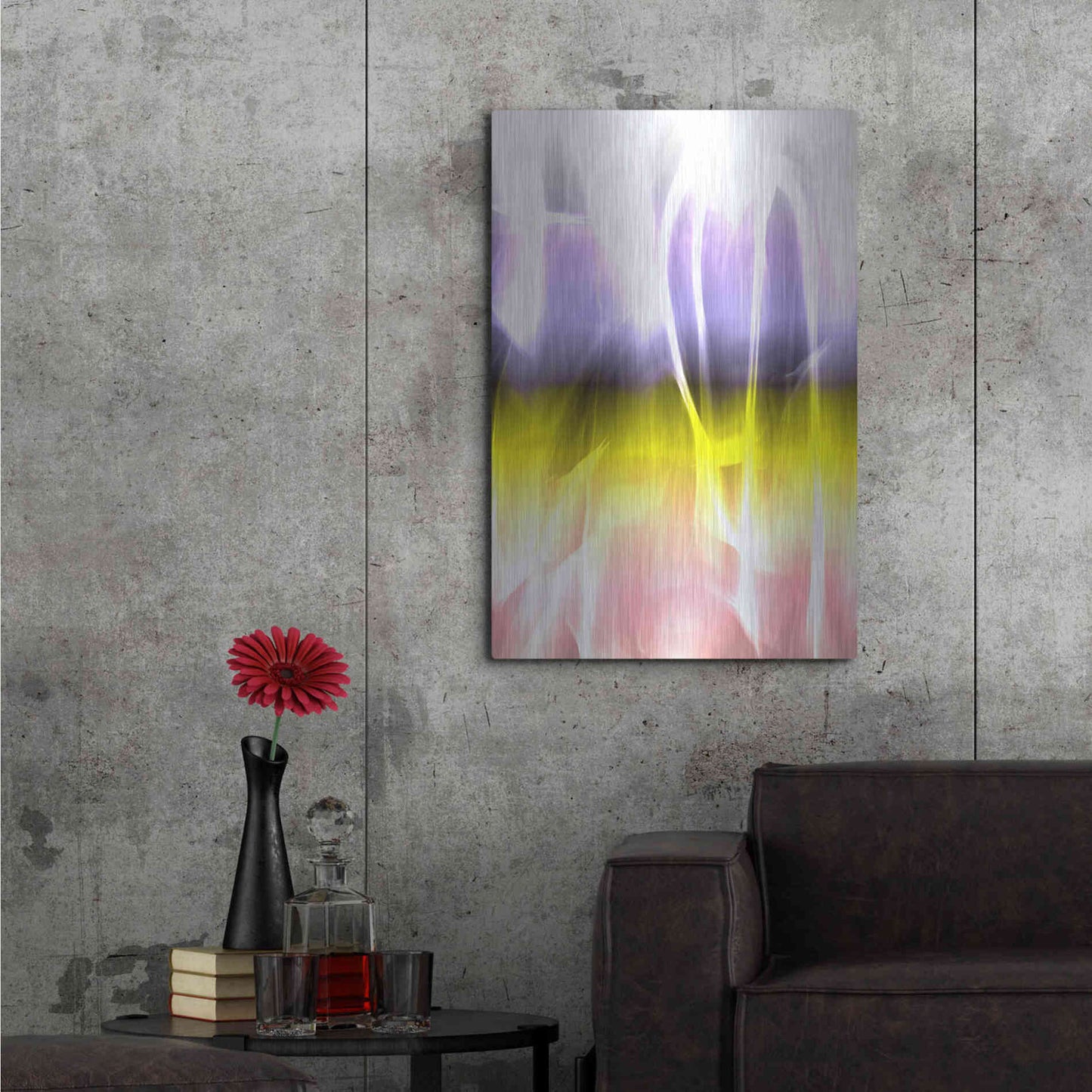 Luxe Metal Art 'Mysterious Light 4' by Irena Orlov, Metal Wall Art,24x36