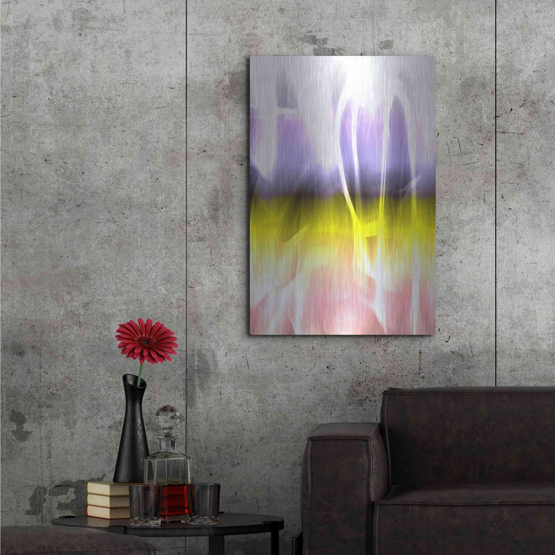 Luxe Metal Art 'Mysterious Light 4' by Irena Orlov, Metal Wall Art,24x36