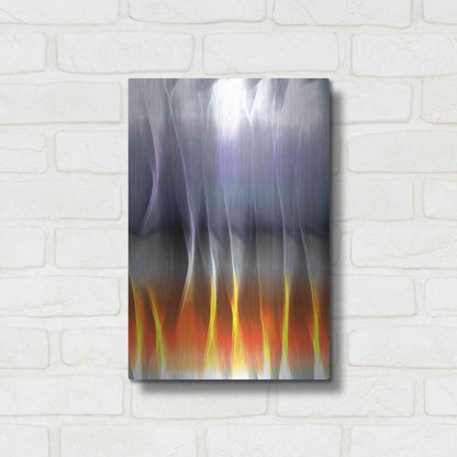 Luxe Metal Art 'Mysterious Light 5' by Irena Orlov, Metal Wall Art,12x16