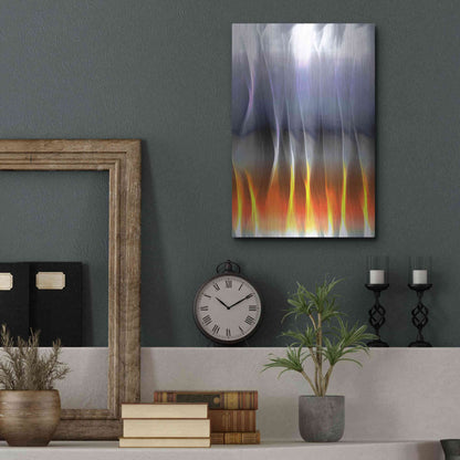 Luxe Metal Art 'Mysterious Light 5' by Irena Orlov, Metal Wall Art,12x16