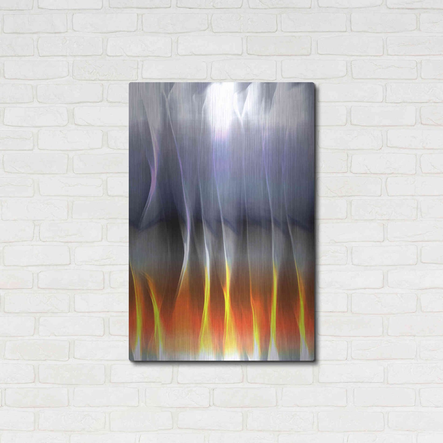 Luxe Metal Art 'Mysterious Light 5' by Irena Orlov, Metal Wall Art,24x36